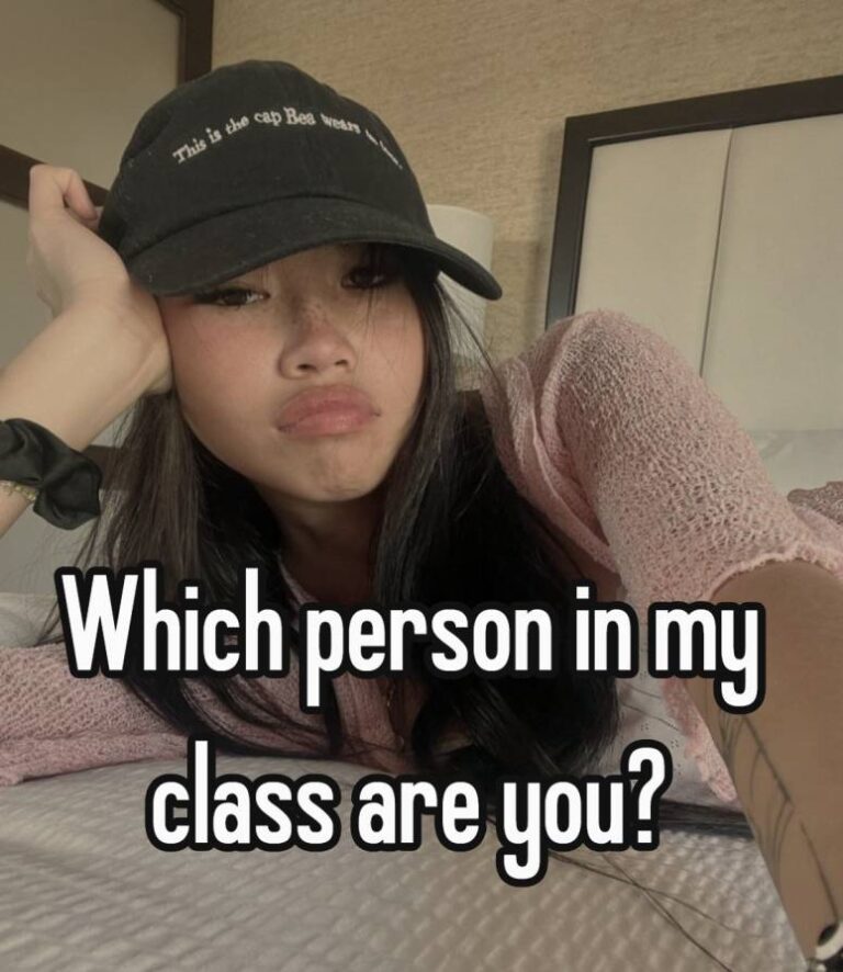 Which person in my class are you?