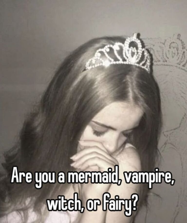 are you a mermaid, vampire, witch, or fairy?