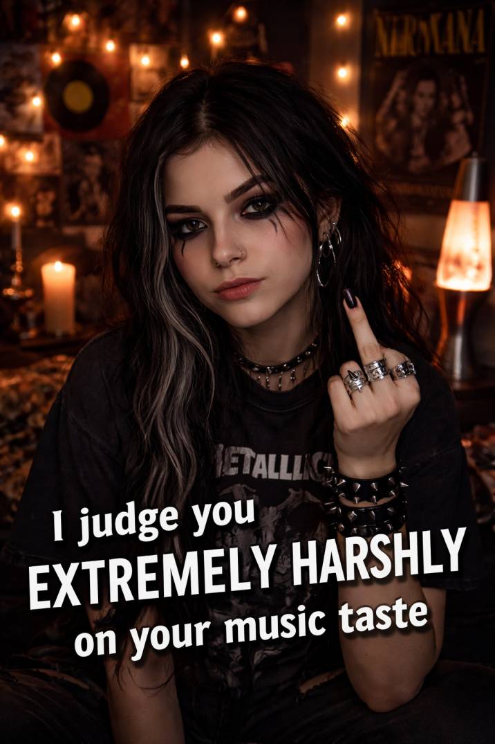 I judge you EXTREMELY HARSHLY on your music taste (trigger warning provided)
