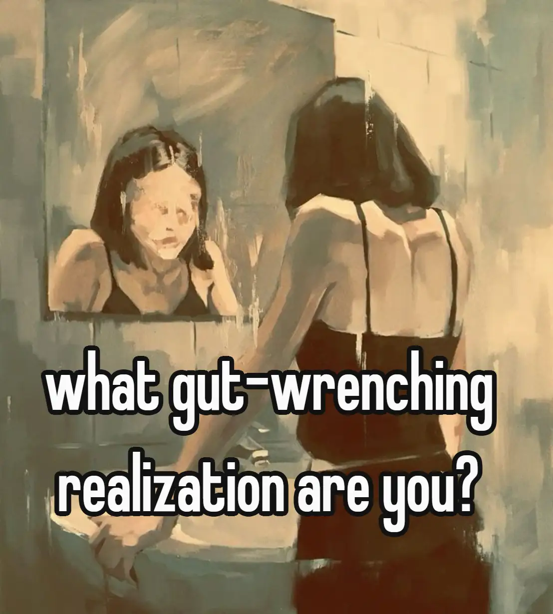 # what gut-wrenching realization are you? **desc:** :) answer these random questions and i’ll tell u which horrible little realization is currently sitting in the back of ur mind like it pays rent. don’t take it too seriously unless it hits. then maybe take a walk or something idk. ## questions **1. what feels like you right now?** * a half-empty can of soda on a windowsill * a small jar of honey nobody opened * a blue phone screen lighting up a dark room * a beach after everyone has gone home * an old hoodie that still smells like someone * a church with no music playing * a bedroom that doesn’t feel like yours anymore **2. what are you missing?** * home * them * the old version of me * a friendship * motivation * being understood * the feeling before everything got weird **3. pick a song vibe** * soft old song that makes you stare out windows * angry girl song with a pretty chorus * sad song that feels like an apology * road trip song that makes you miss people * song that sounds like being alone in your room * song you can’t listen to anymore * song that makes you feel 12 years old again **4. fight, flight, or freeze?** * fight * flight * freeze * i joke first then collapse later * i pretend nothing happened * depends who hurt me **5. love is…** * something i keep getting wrong * overwhelming * familiar * letting go * being chosen * dangerous when i want it too much * not enough by itself **6. pick an animal to be for one day** * bird * cat * dog * shark * butterfly * bat * deer * alligator **7. cafe order?** * black coffee * sweet latte * matcha * herbal tea * pastry and water * iced drink i pretend fixes me * i don’t order, i just sit there dramatically **8. choose a sentence you don’t want to be true** * “you can love someone and still need to leave.” * “it was better in your memory.” * “they knew. they just didn’t care enough.” * “you are becoming someone new.” * “home is not always a place you can return to.” * “trying harder won’t save what only you are holding.” * “you miss the comfort, not the person.” **9. good luck. pick one.** * empty chair * locked door * old photo * broken necklace * orange peel * blue light * train ticket * dried flower ## results ### **you don’t miss them, you miss who you were with them** this one hurts because it feels like missing a person, but it’s not only that. you miss the version of yourself that existed around them. the jokes came easier. the room felt warmer. you liked who you were when you thought everything was still possible. maybe they mattered, yes, but maybe the ghost you keep chasing is also you — before it got complicated, before you knew better, before the feeling changed shape. ### **home doesn’t feel like home anymore** something shifted. maybe the place is the same, maybe the people are the same, maybe your bed is still in the same corner, but you are not standing inside it the same way. home used to be automatic. now it feels like you have to convince yourself to belong there. this realization is quiet and awful because nothing dramatic has to happen for a place to stop holding you. sometimes you outgrow the walls before you have somewhere else to go. ### **you were the only one keeping it alive** you kept replying. kept forgiving. kept reaching. kept turning tiny signs into proof that it still mattered. and maybe it did matter — but not evenly. this realization feels like setting down a bag you didn’t realize you were carrying alone. if something only survives because you keep feeding it your time, your hope, your softness, then maybe it isn’t love anymore. maybe it’s maintenance. and you are tired. ### **you are becoming someone you promised you wouldn’t be** not in an evil way. in a human way. you see little habits, little reactions, little words leaving your mouth that sound too familiar. maybe you learned them from someone who hurt you. maybe you built them as armor. maybe survival made you sharper than you wanted to be. but noticing it means you are not trapped inside it. you are not doomed to repeat every pattern you inherited. you can stop mid-sentence. you can become different on purpose. ### **it won’t work because you can’t force peace** what gut-wrenching realization are you