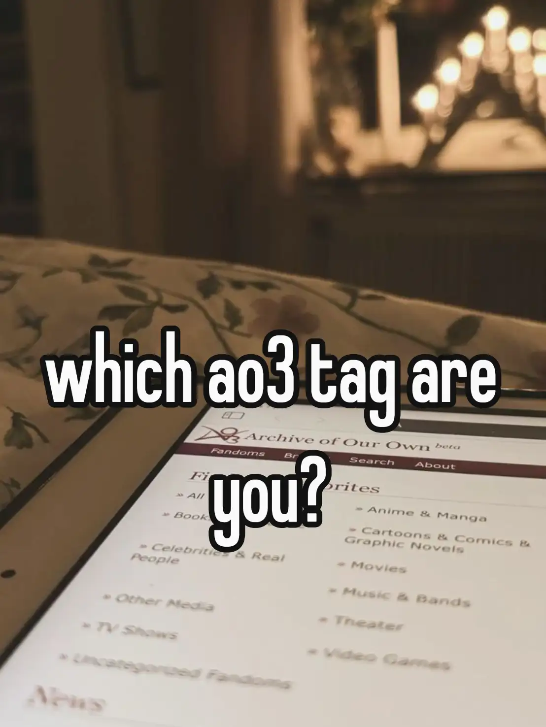 which ao3 tag are you